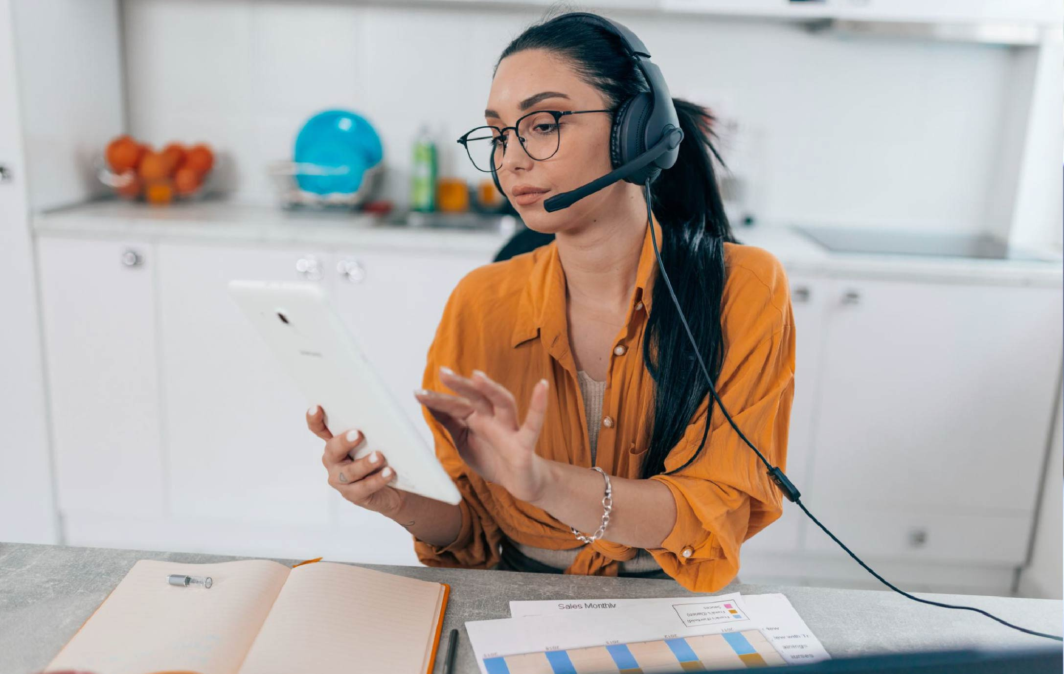 dedicated remote support worker providing top tier support