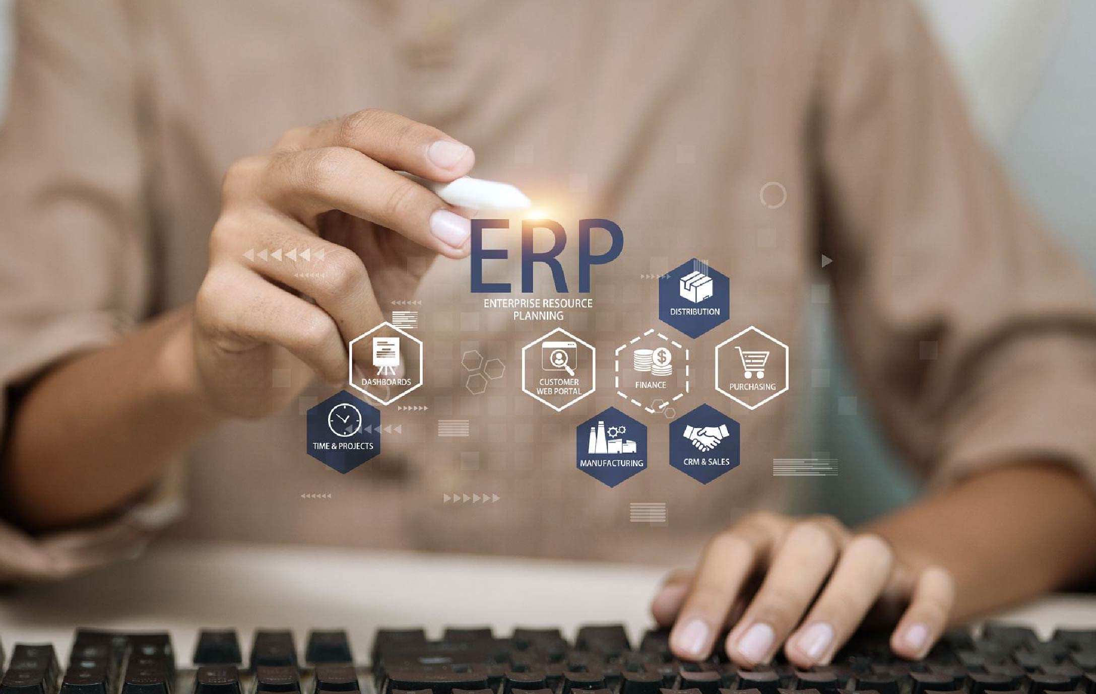 erp enterprise resource planning system for business management